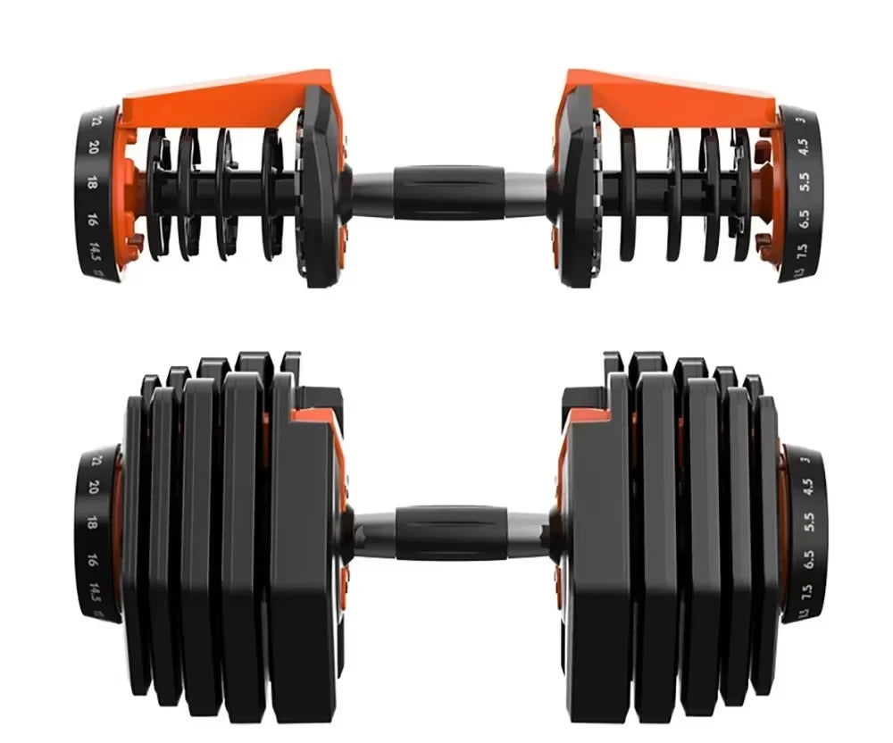 CAREGLOW™ Adjustable Steel Dumb Bell