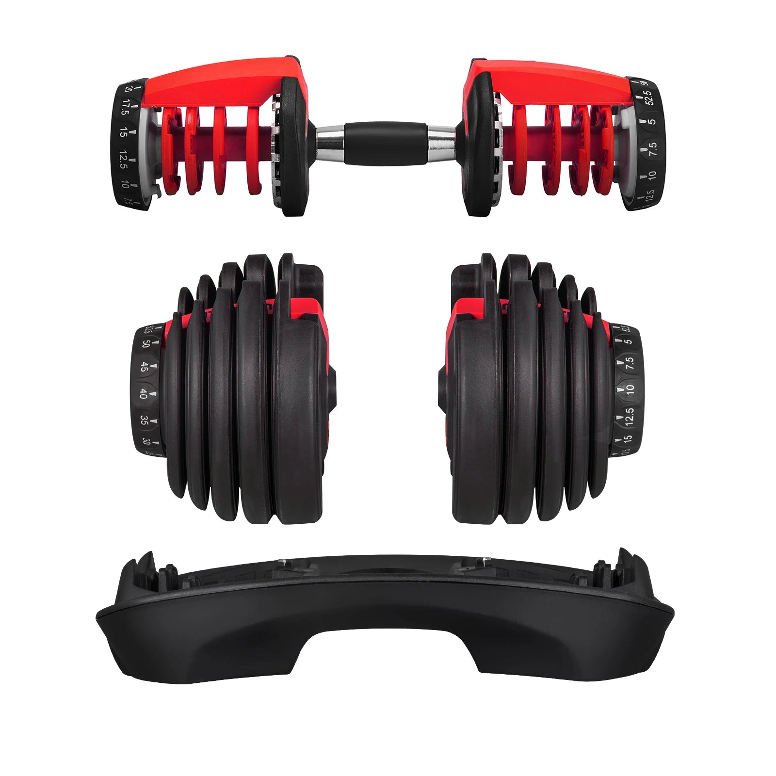 CAREGLOW™ Adjustable Steel Dumb Bell